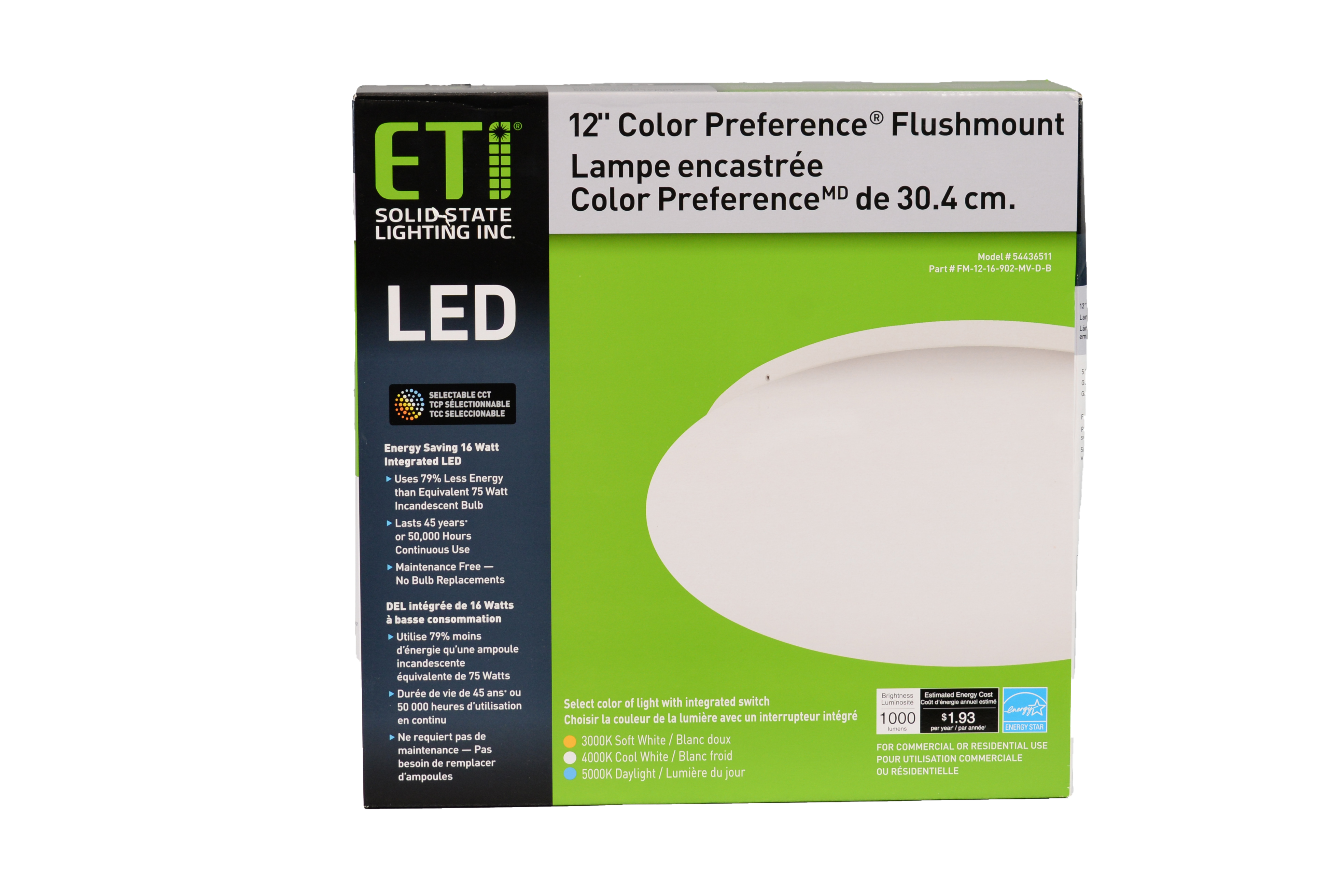 12” Color Preference® Low Profile Dimmable Flushmount