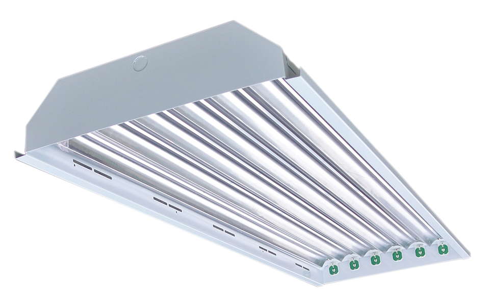 4' Linear 6-lamp T8 Type B Power Either End High Bay Fixture Body