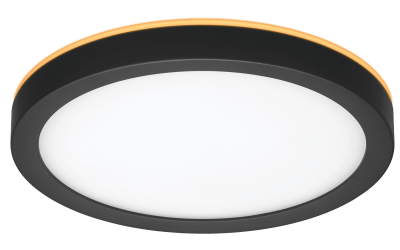 56568115 – 7.5˝ TwistFit Ceiling Light with Integrated 2000K Nightlight – Black Finish