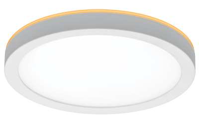 56568114 – 7.5˝ Snap-Fit Ceiling Light with Integrated 2000K Nightlight – White Finish
