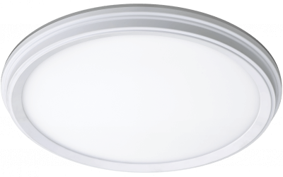 56572113 – 11″ Snap-Fit LowPro Color Preference® Flushmount with Warm 2000K Night Light – White Finish