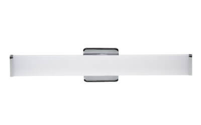 24” Vanity Light Bar with chrome finish